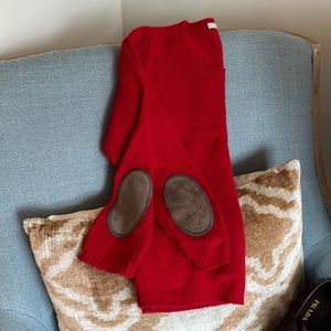 Prada red cashmere sweater, size 44,